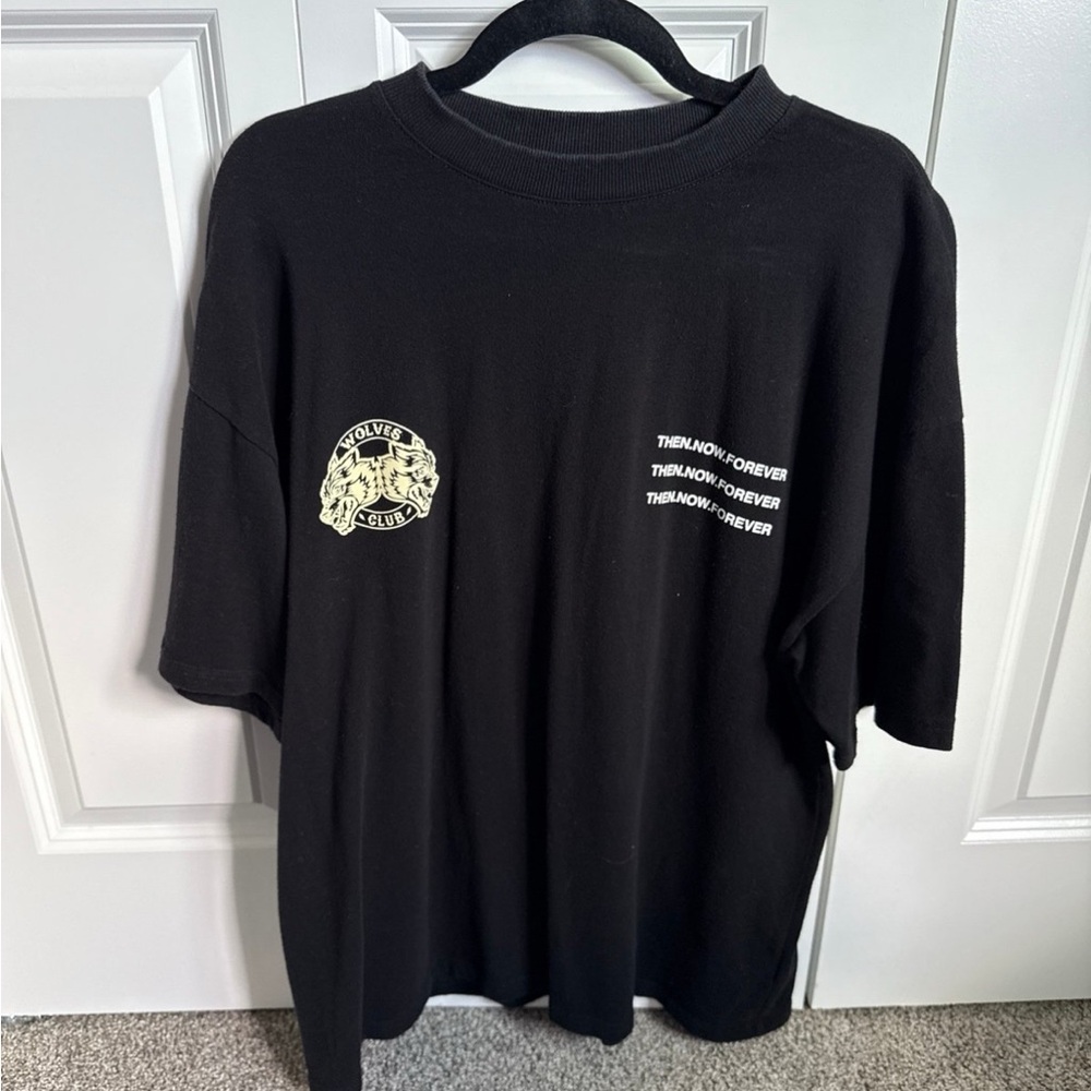Darc Sport Black T-Shirt with White and Gold Graphics